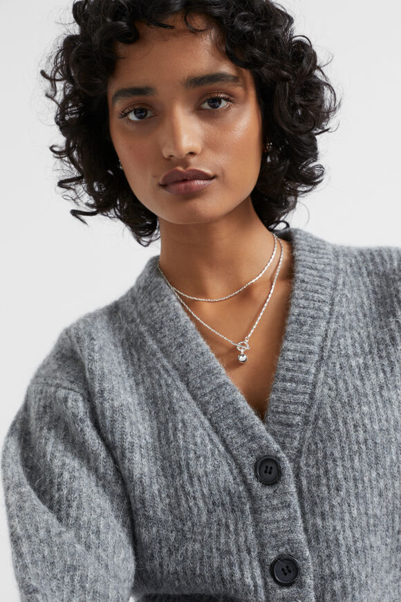 Sphere Pendant Necklace  Silver  hi-res