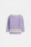 Rib Knit Jumper  Bright Lavender  hi-res