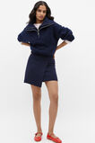 Crepe Knit Mini Wrap  Midnight Sky  hi-res