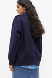 Longline Bomber Jacket  Midnight Sky  hi-res