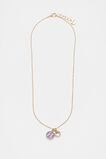 Initial Enamel Necklace  H  hi-res