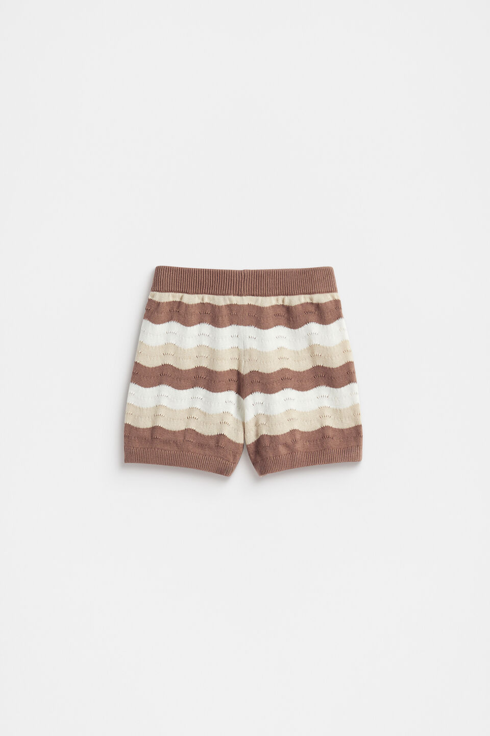 Wavy Knit Short  Teddy