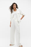 Textured Pleat Pant  Cloud Cream  hi-res