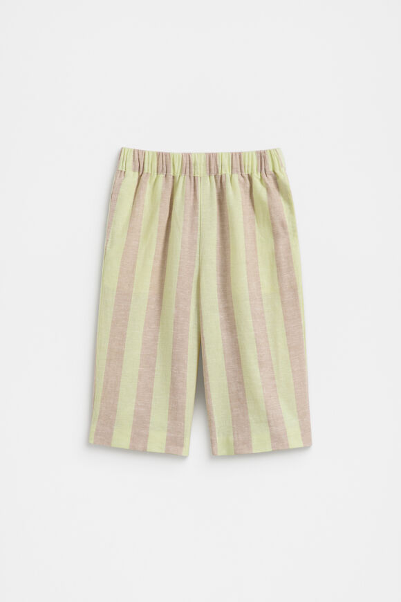 Stripe Pull On Pant  Lemon Sherbet  hi-res