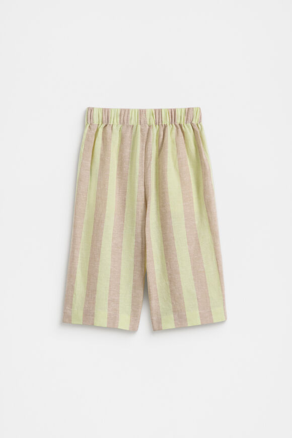 Stripe Pull On Pant  Lemon Sherbet  hi-res