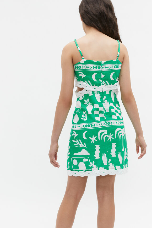 Palm Dress  Jade Green  hi-res