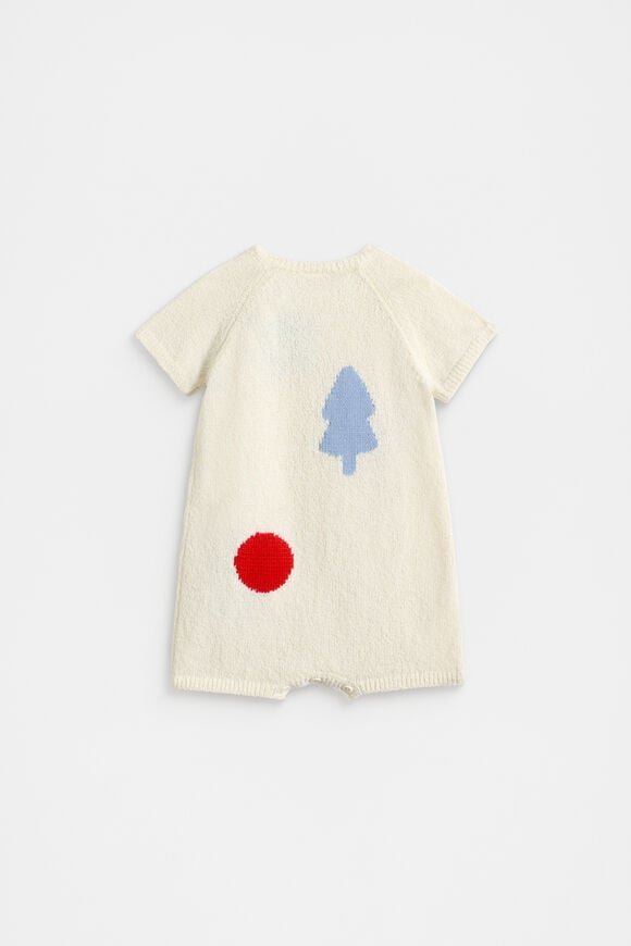 Xmas Knit Romper  Milk  hi-res