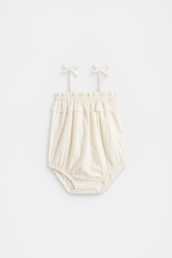 Broderie Romper  Milk  hi-res