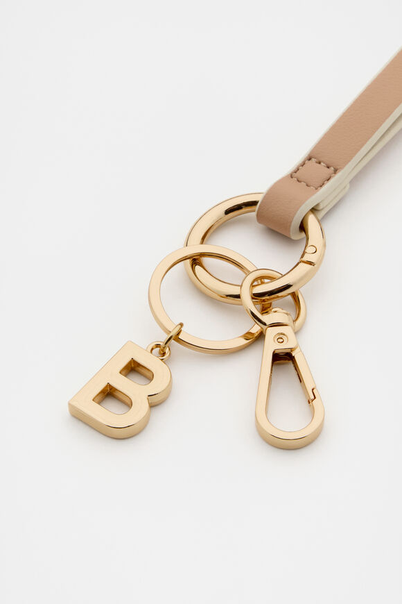 Soft Beige Wrist Letter Strap  B  hi-res