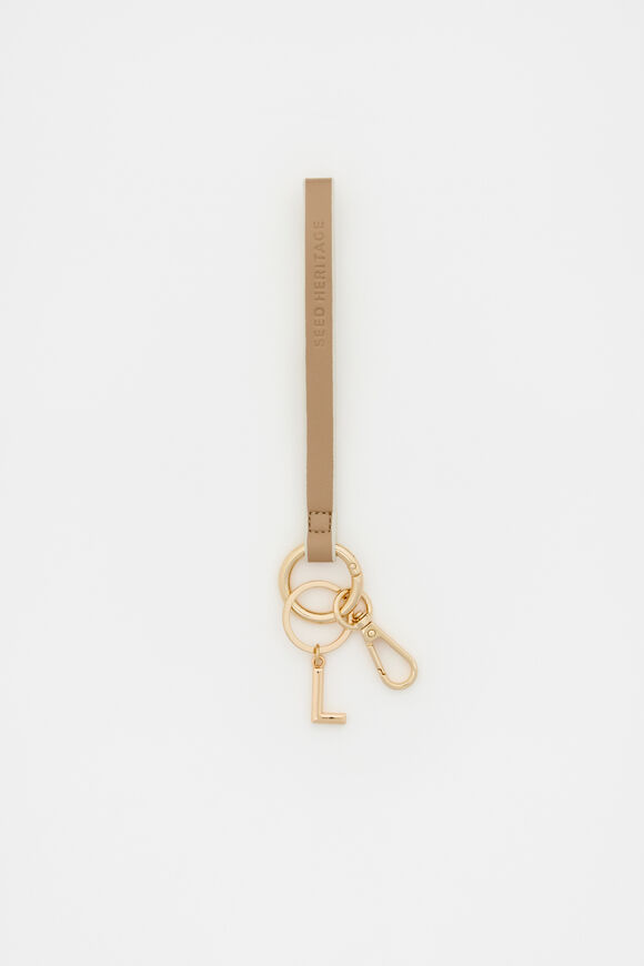 Soft Beige Wrist Letter Strap  L  hi-res