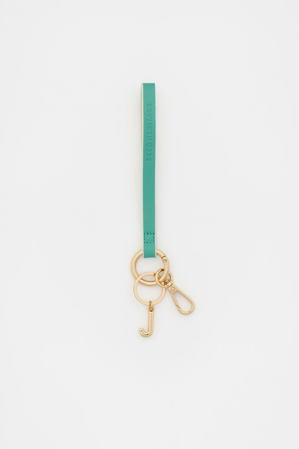 Deep Emerald Wrist Letter Strap  J