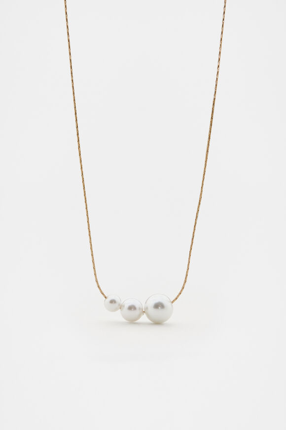 Pearl Neck  Gold  hi-res