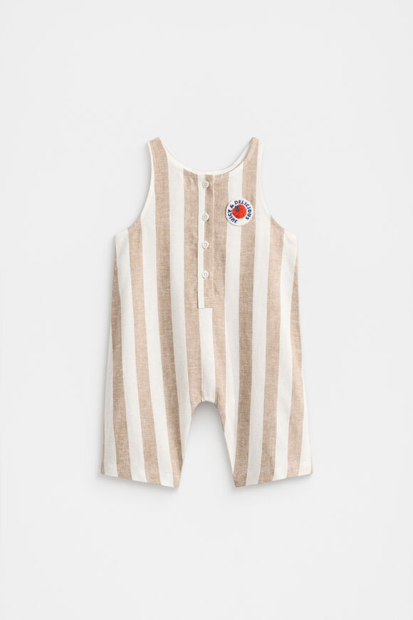 Stripe Romper  Biscotti  hi-res