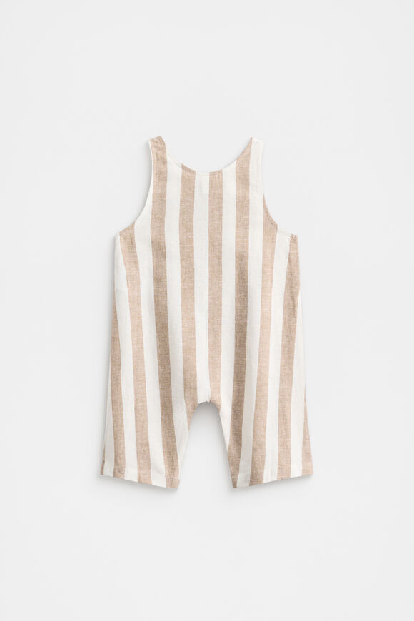 Stripe Romper  Biscotti  hi-res