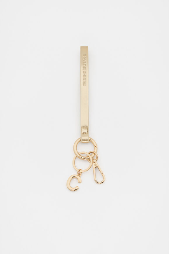 Pale Gold Wrist Letter Strap  C  hi-res