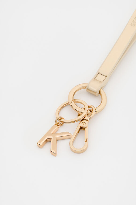 Pale Gold Wrist Letter Strap  K  hi-res