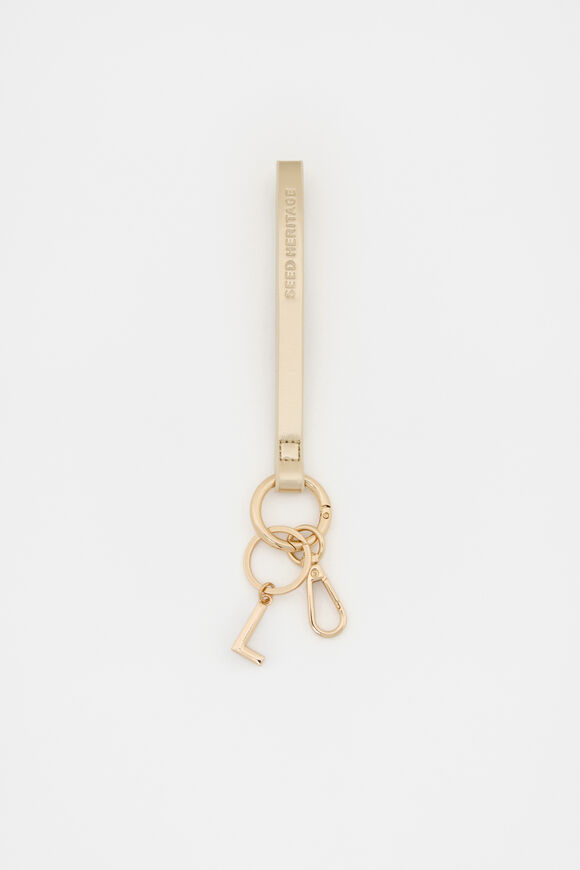 Pale Gold Wrist Letter Strap  L  hi-res