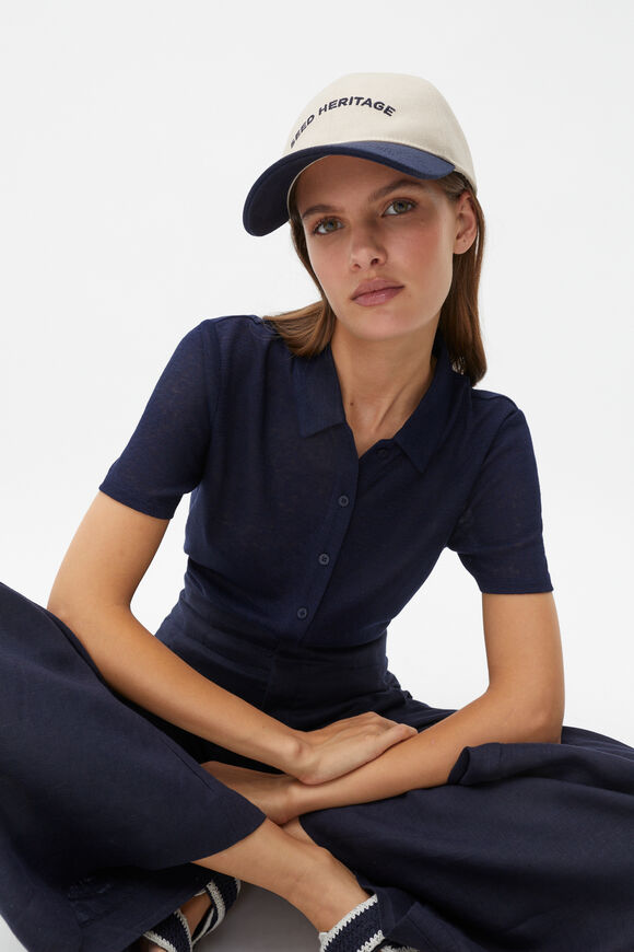 Two Tone Seed Heritage Cap  Midnight Sky  hi-res