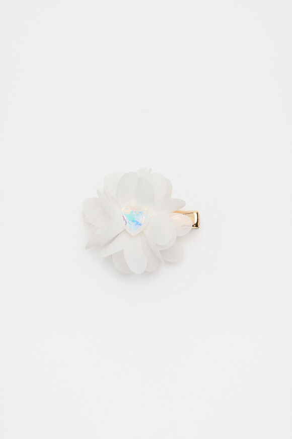 Heart Gem Flower Duck Clip  Canvas  hi-res