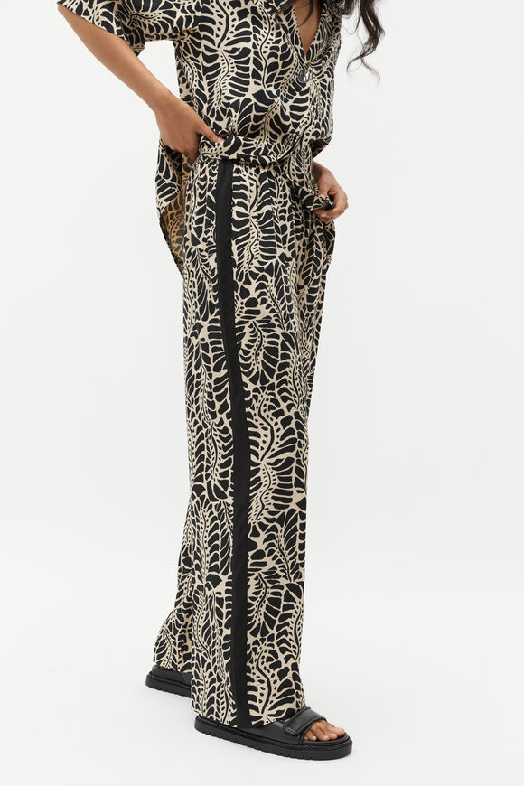 Motif Print Elasticated Pant  Motif Print  hi-res