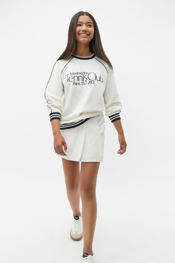 Piped Sweat  Light Cream  hi-res