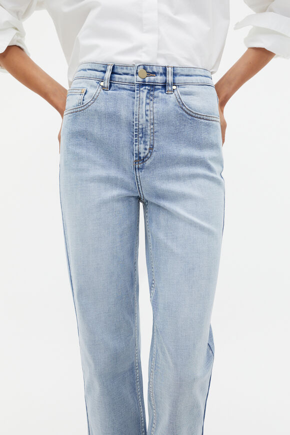 Core Straight Leg Stretch Jean  Mid Blue Wash  hi-res