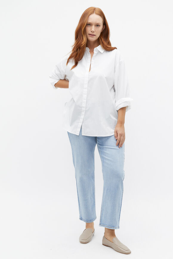Core Straight Leg Stretch Jean  Mid Blue Wash  hi-res