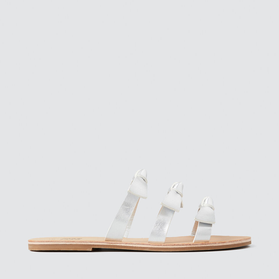 3 Strap Bow Sandal  