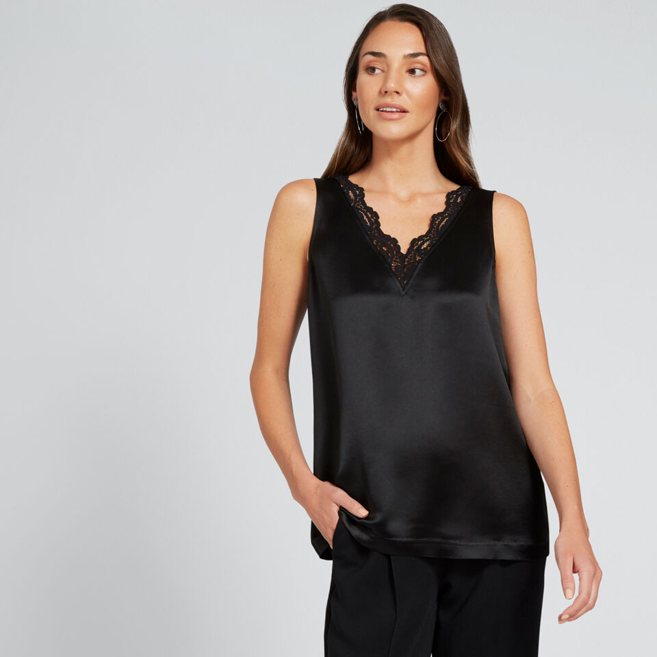 Lace Trim Cami  