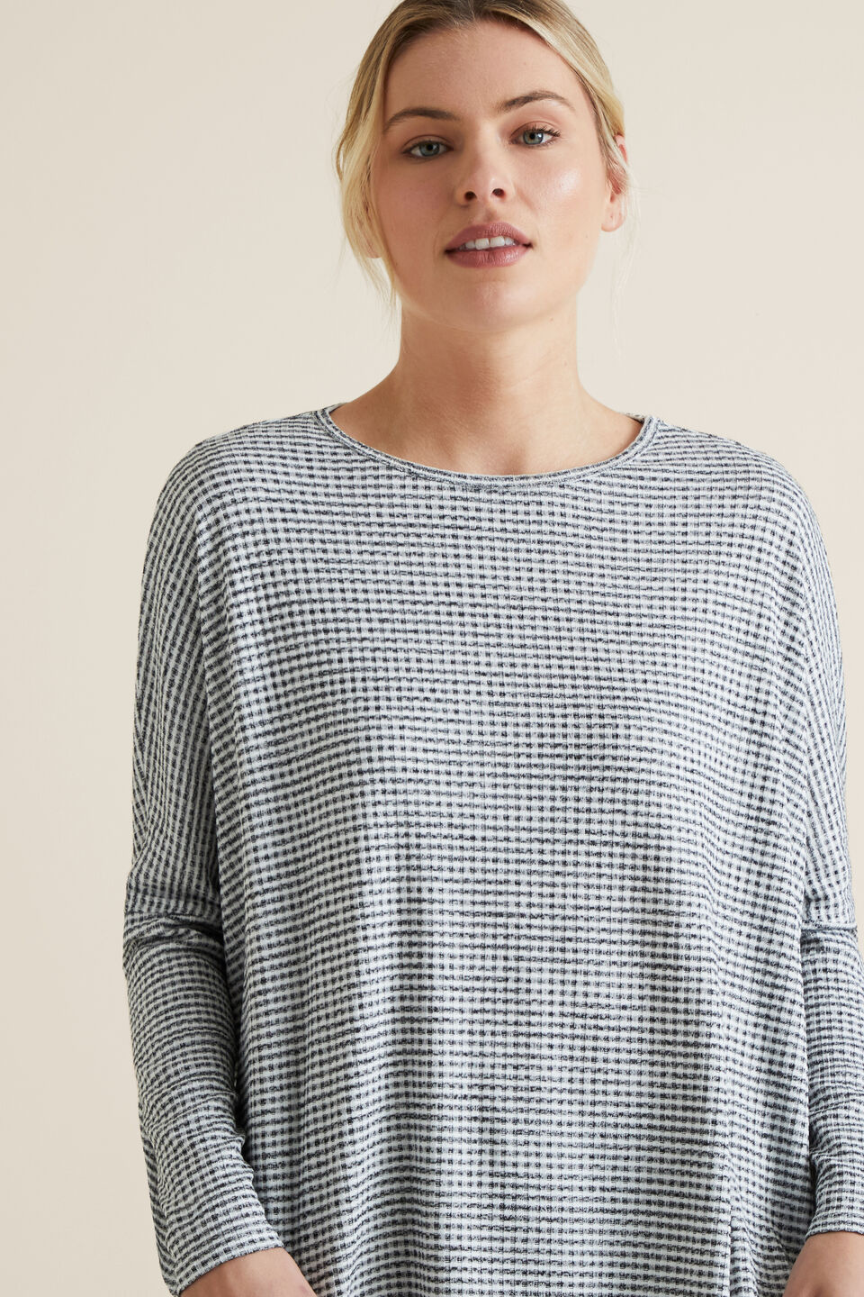Asymmetrical Stripe Sweater  