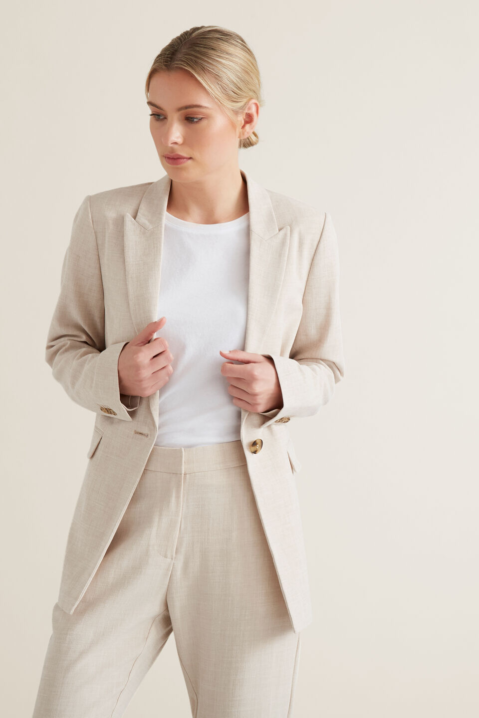 Textured Blazer  