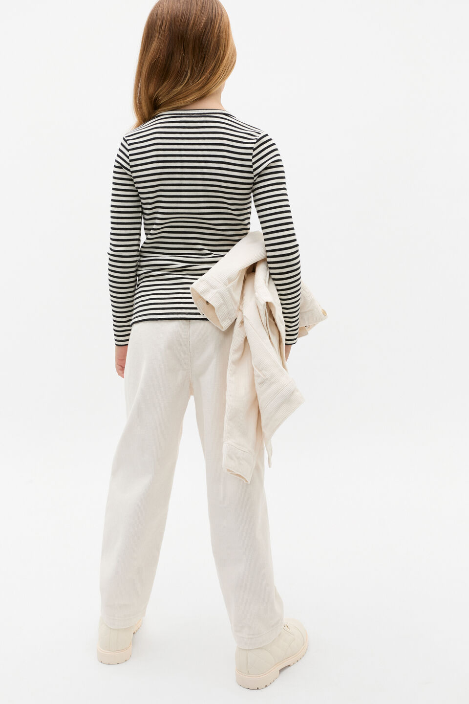 Core Rib Tee  Black Stripe