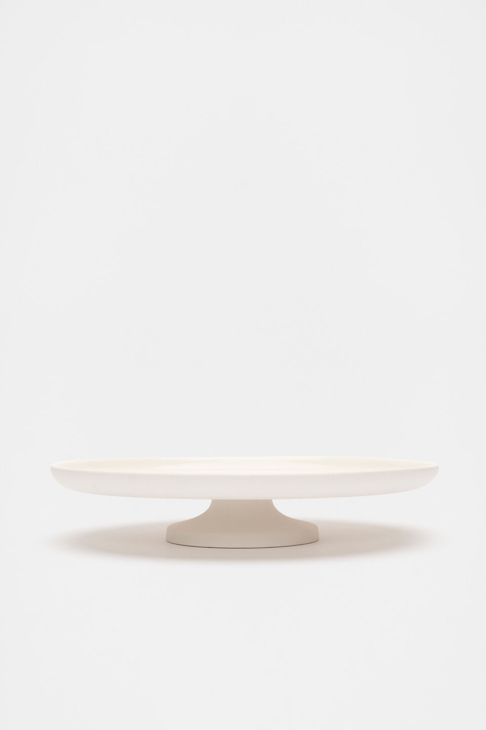 Footed Serving Platter  Alabaster