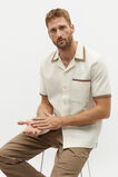 Contrast Detail Shirt  Ivory  hi-res
