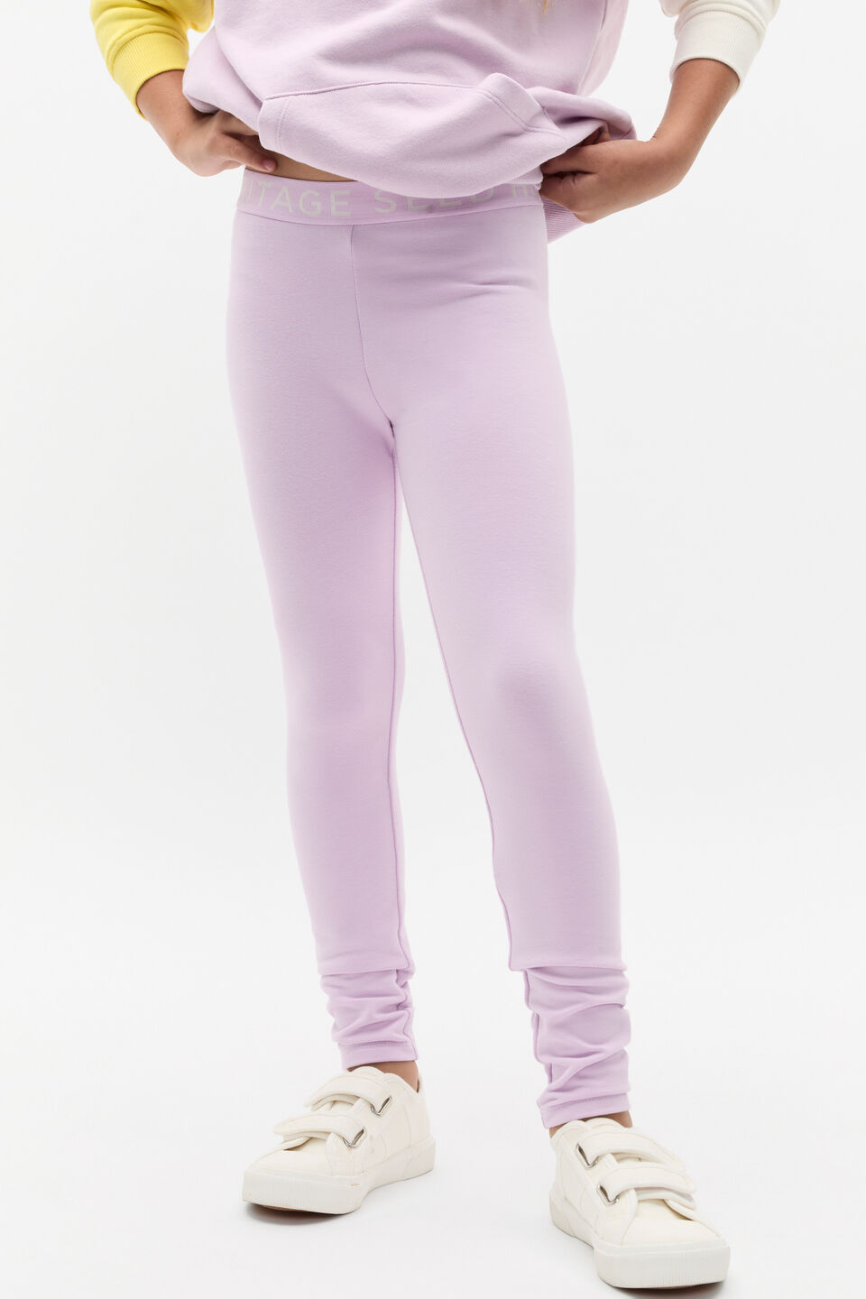 Core Terry Legging  Soft Lilac