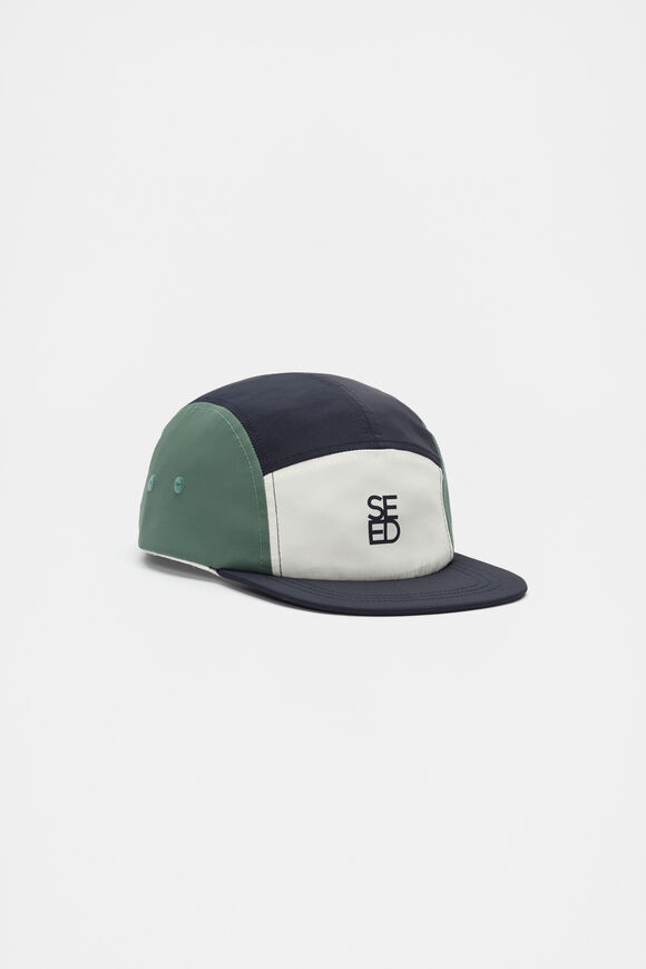 5 Panel Hat  Blue Multi  hi-res