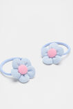 Cord Flower Elastics Pack  Soft Blue  hi-res