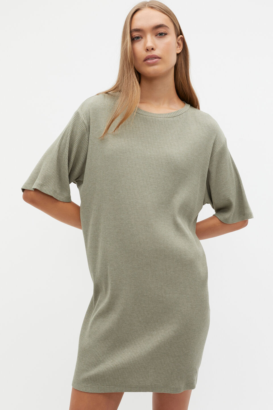 Ribbed Nightie  Rainforest Marle