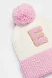 Colourblock Initial Beanie  E  hi-res