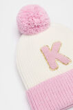 Colourblock Initial Beanie  K  hi-res