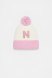 Colourblock Initial Beanie  N  hi-res