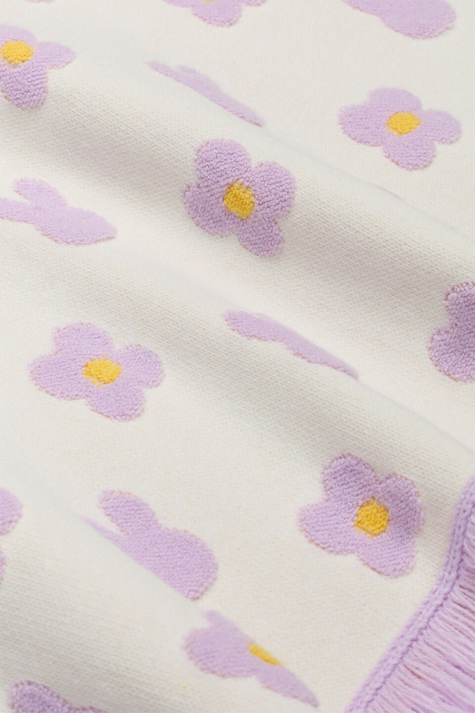 Bunny Poncho  Soft Lilac