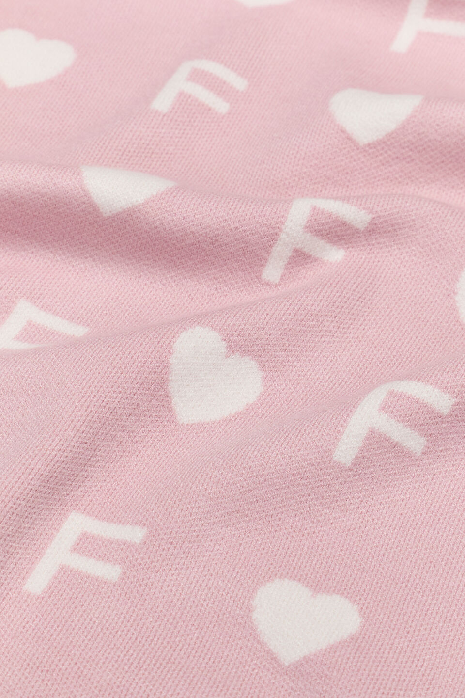 Heart Initial Blanket  F