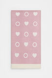 Heart Initial Blanket  O  hi-res