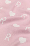 Heart Initial Blanket  R  hi-res