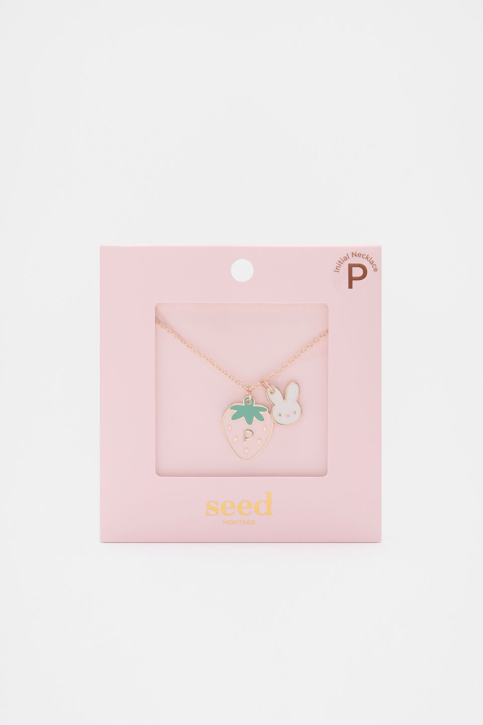 Bunny Initial Necklace  P