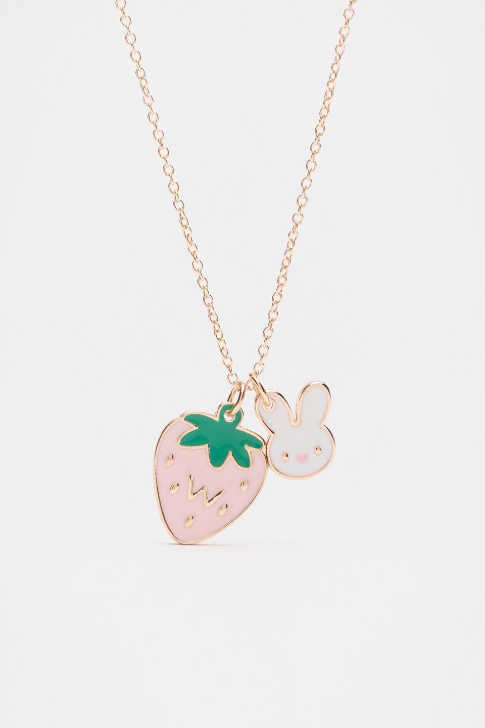Bunny Initial Necklace  W