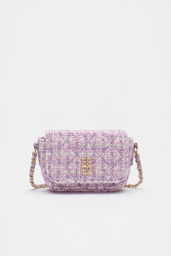 Tweed Bag  Soft Lilac  hi-res