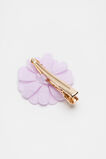 Felt Flower Duck Clip  Soft Lilac  hi-res