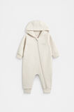 Quilted Logo Coverall  Snow Marle  hi-res